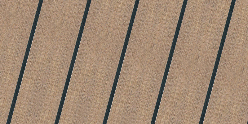 Permateek Ash with black caulking